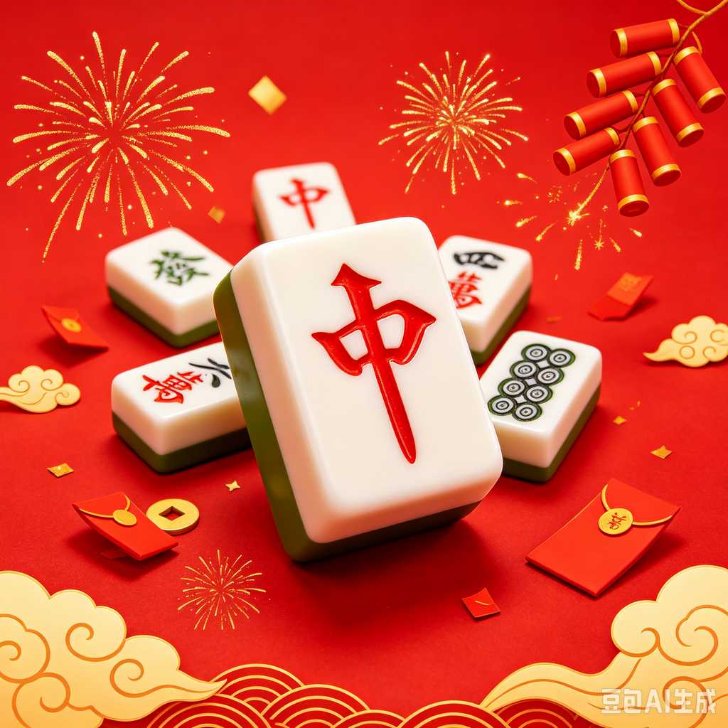 traditional color mahjong set